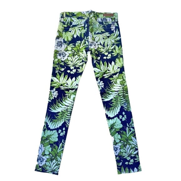 BLANKNYC Girls Spray on Slim Skinny Floral Printed Jeans Jeggings - Picture 4 of 15